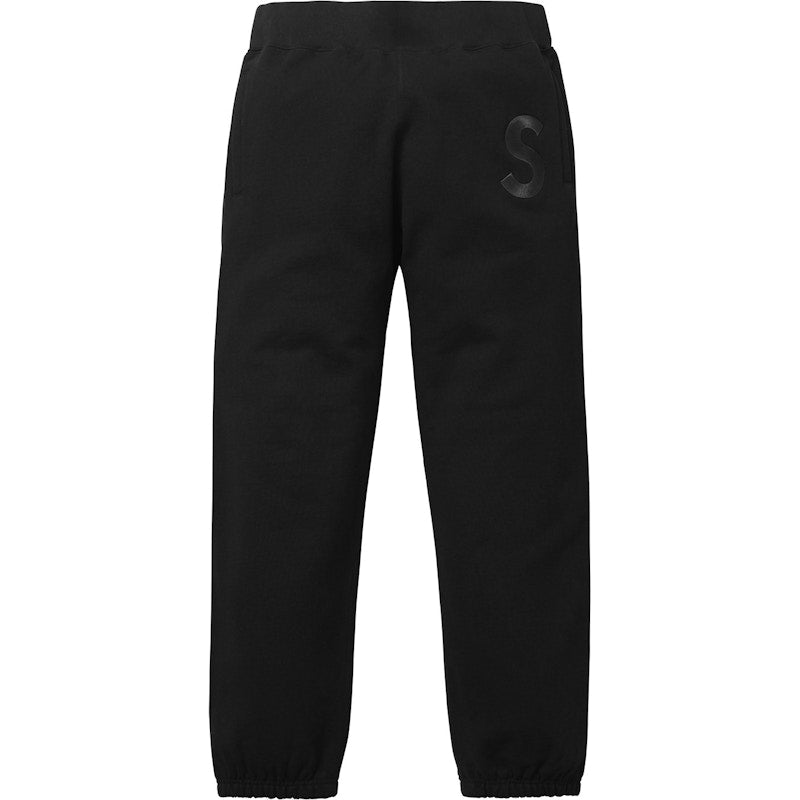 Supreme Tonal S Logo Sweatpant Black