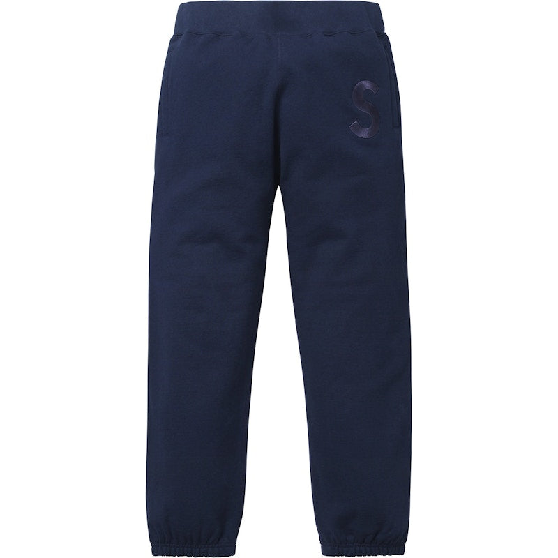 Supreme Tonal S Logo Sweatpant Navy