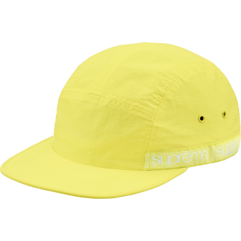 Supreme Tonal Taping Camp Cap Light Yellow