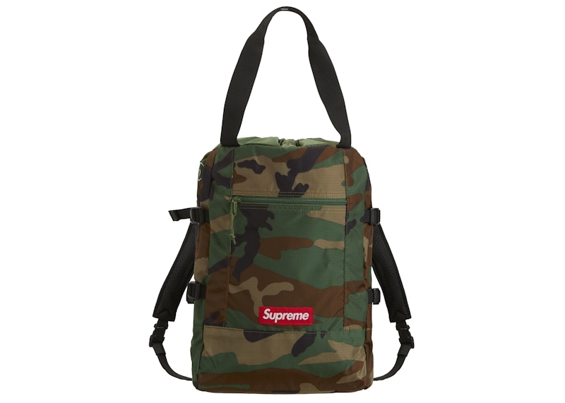 Supreme Tote Backpack Woodland Camo