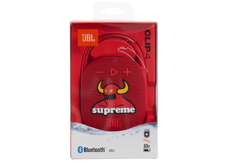 Supreme Toy Machine JBL Clip Red