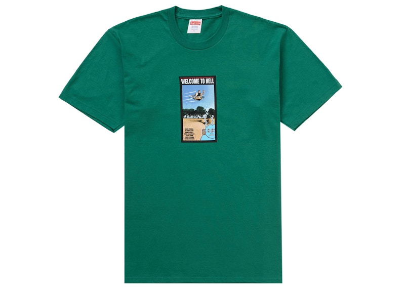 Supreme Toy Machine Welcome To Hell Tee Light Pine