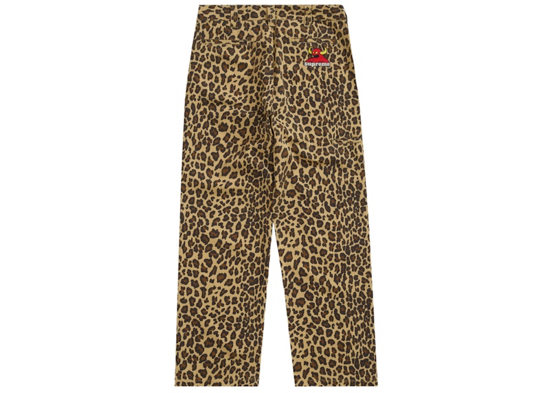 Supreme Toy Machine Work Pant Leopard