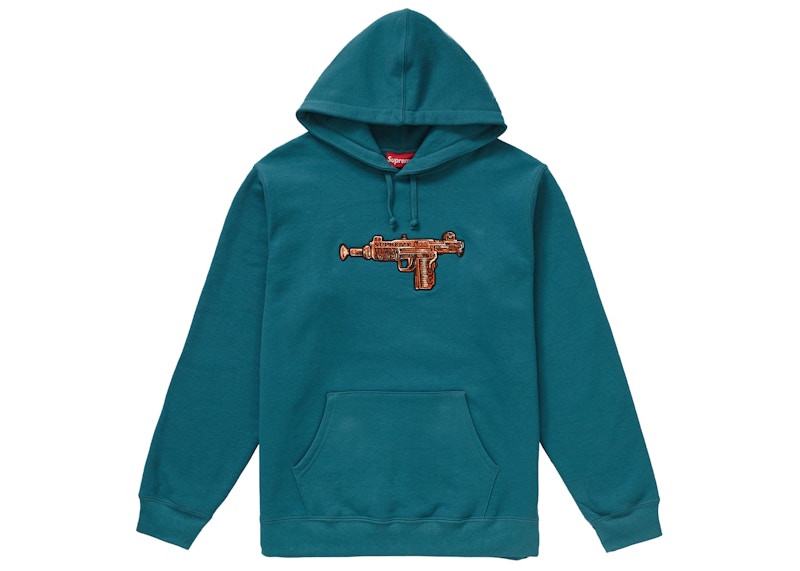 Supreme Toy Uzi Hooded Sweatshirt Dark Teal
