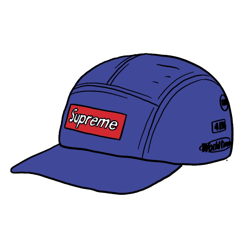 Supreme Trail Camp Cap Blue