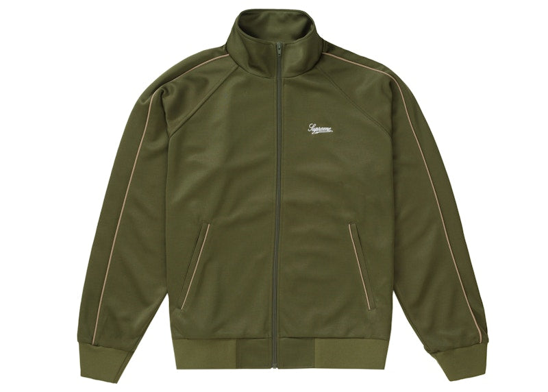 Supreme Tricot Track Jacket Olive