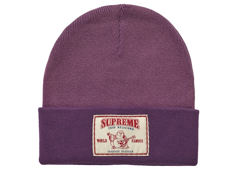 Supreme True Religion Beanie Purple