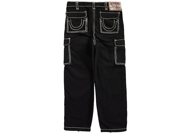 Supreme True Religion Denim Cargo Pant Black