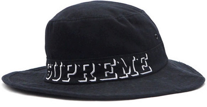 Supreme Twill Boonie Hat Black