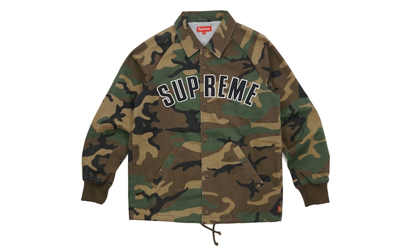 Supreme Twill Coaches Jacket Camo