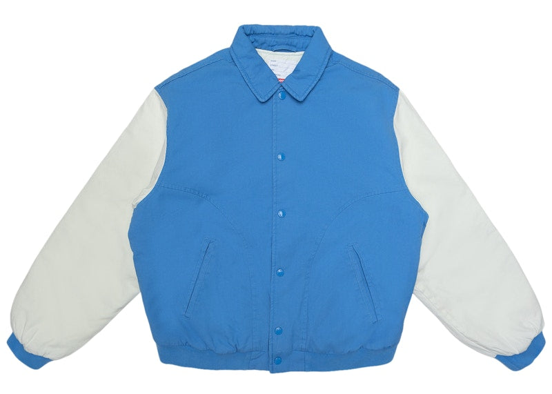 Supreme Twill Varsity Varsity Jacket Light Blue
