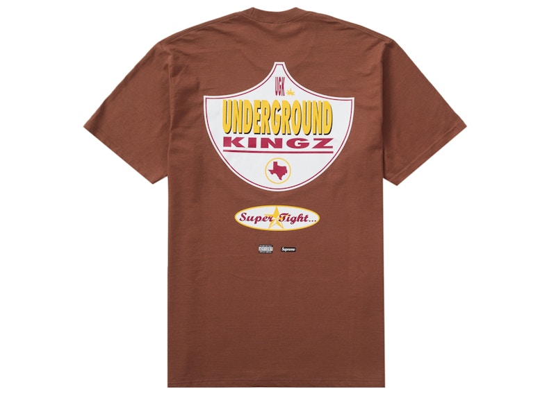 Supreme UGK Super Tight Tee Brown