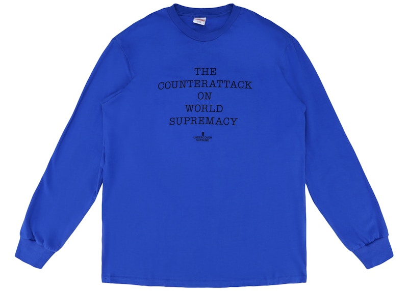 Supreme UNDERCOVER/Public Enemy Counterattack L/S Tee Royal