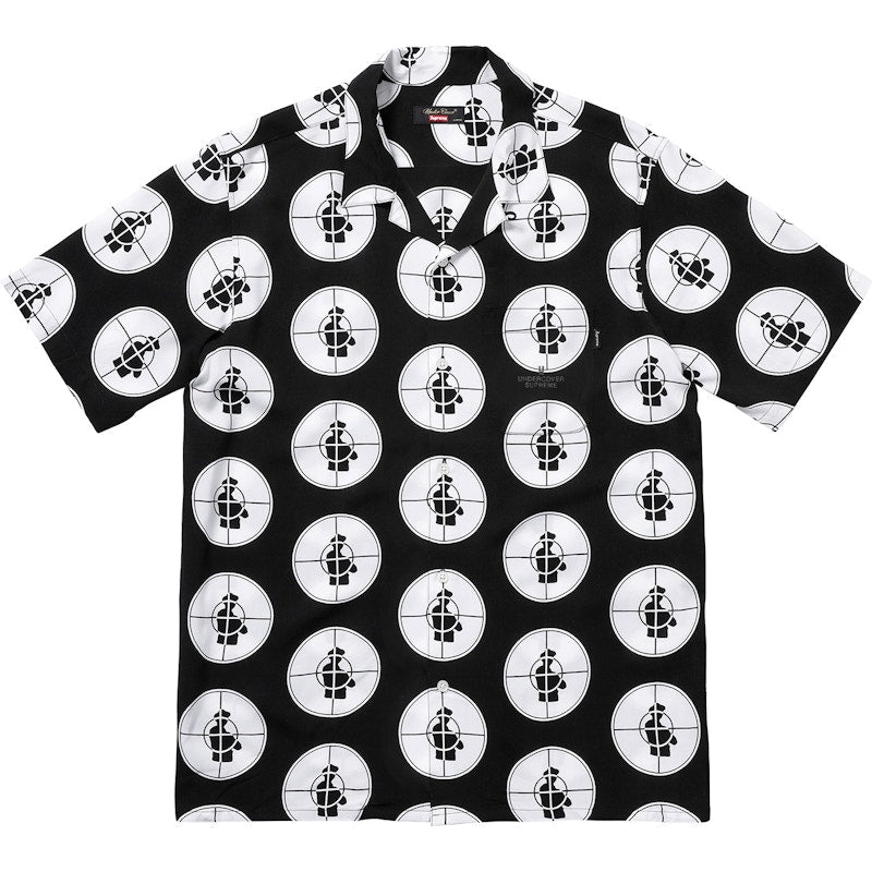Supreme UNDERCOVER/Public Enemy Rayon Shirt Black