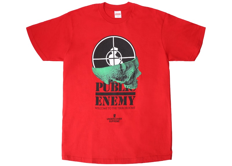 Supreme UNDERCOVER/Public Enemy Terrordome Tee Red