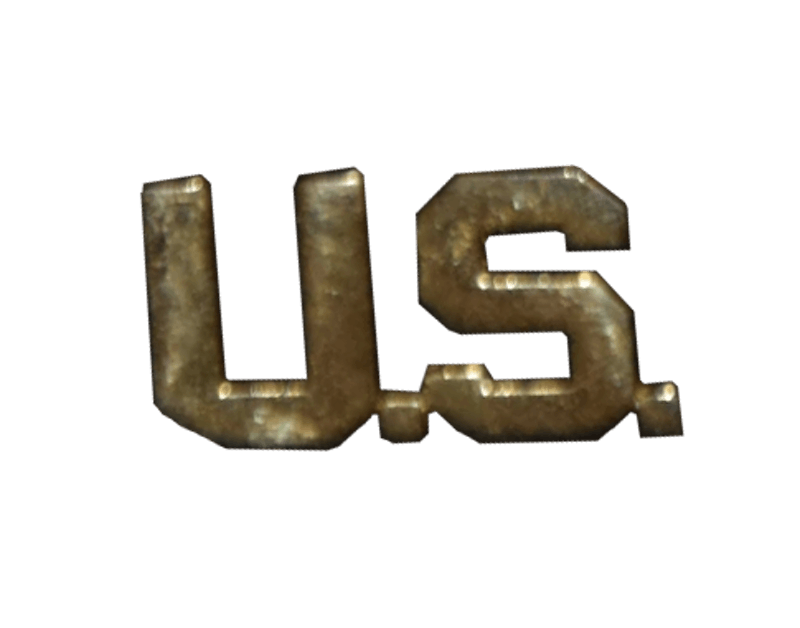 Supreme U.S. Pin (Cadet Jacket SS13) Gold