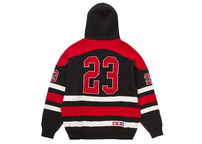 Supreme USA Zip Up Hooded Sweater Black