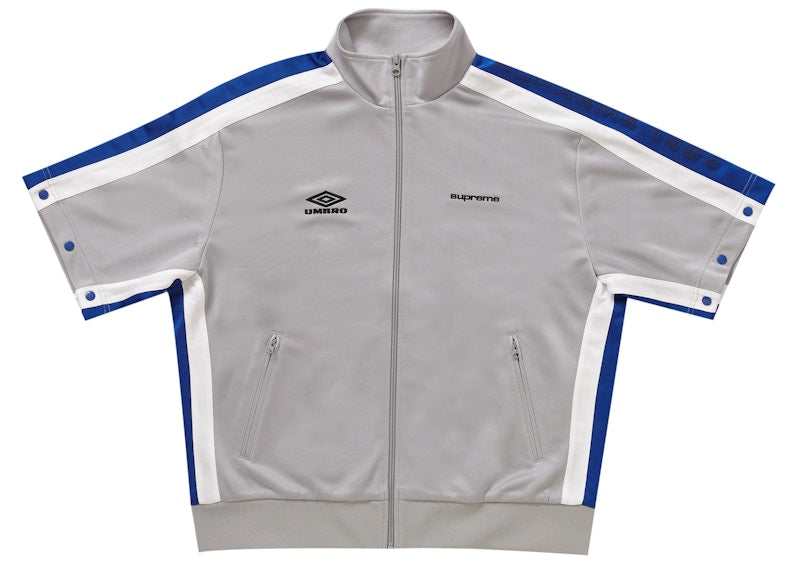 Supreme Umbro Snap Sleeve Jacket Light Grey