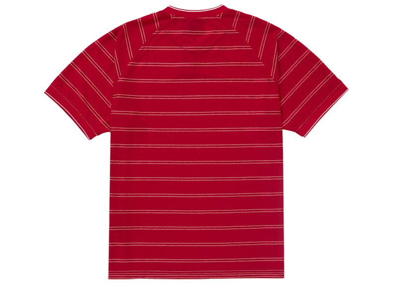 Supreme Umbro Stripe Soccer Jersey Red