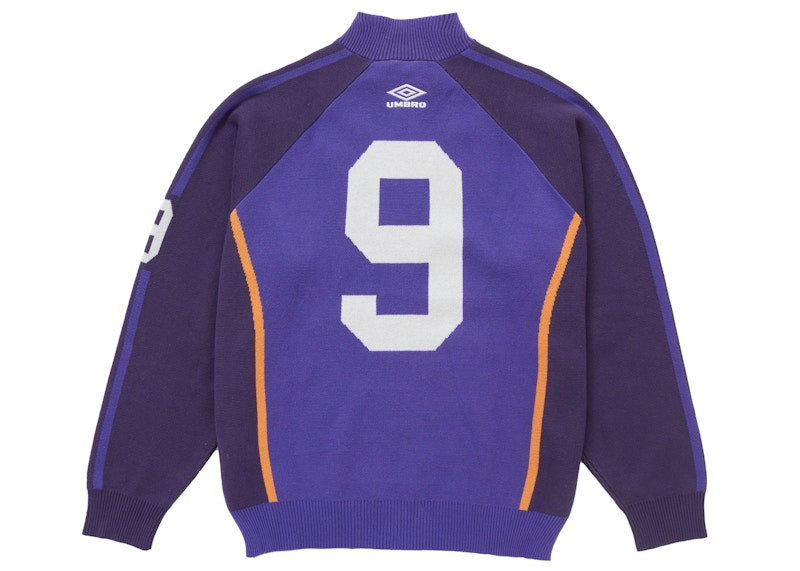 Supreme Umbro Zip Up Sweater Purple