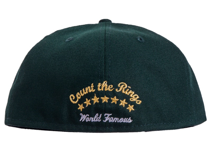 Supreme Undisputed Box Logo New Era Fitted Hat Dark Green
