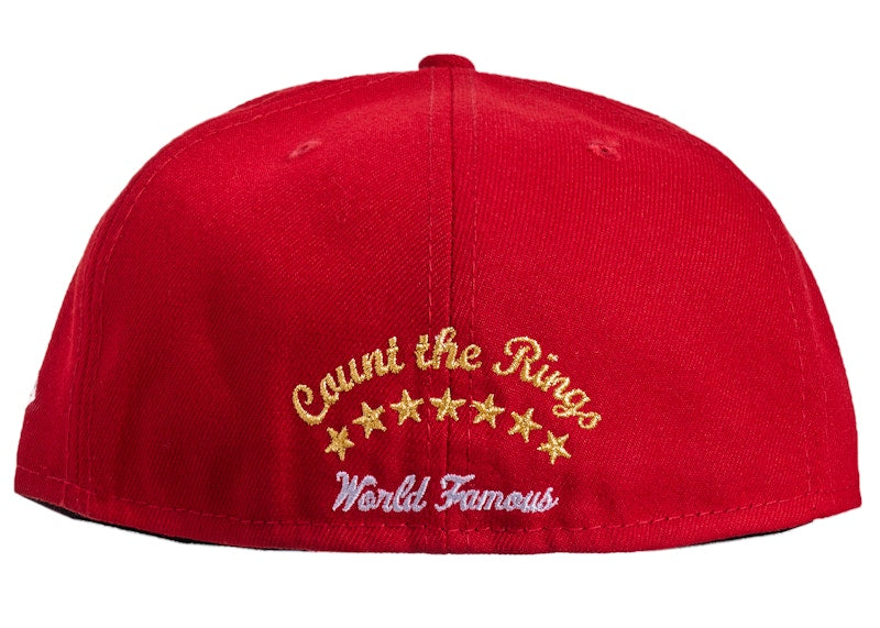 Supreme Undisputed Box Logo New Era Fitted Hat Red