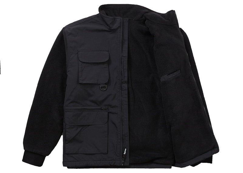 Supreme Upland Fleece Jacket Black