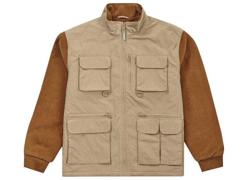 Supreme Upland Fleece Jacket Light Brown