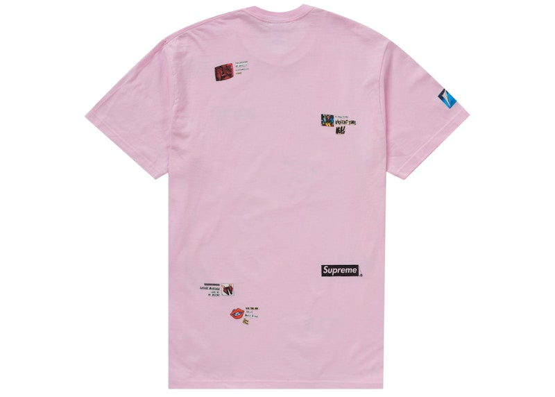 Supreme Upset Tee Light Pink