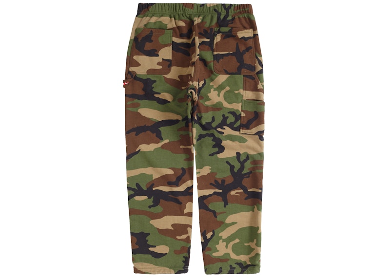Supreme Utility Pocket Sweatpant Woodland Camo