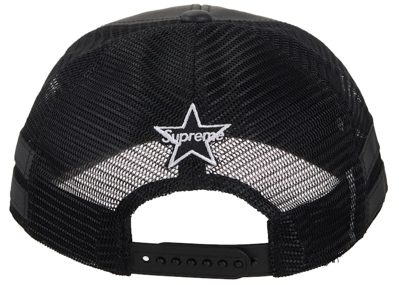 Supreme Vanson Leathers Mesh Back 6-Panel Black