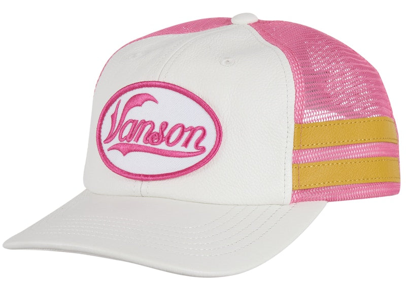 Supreme Vanson Leathers Mesh Back 6-Panel White