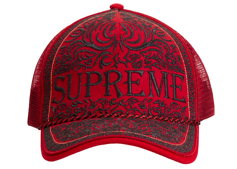 Supreme Vaquero Mesh Back 5-Panel Red
