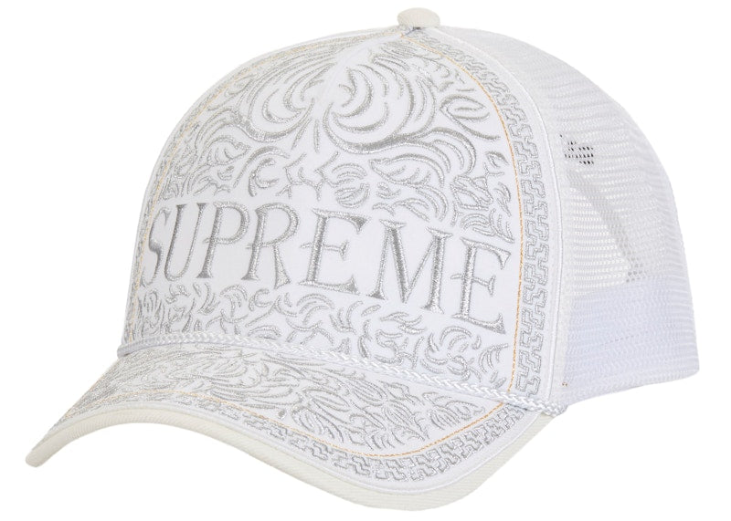 Supreme Vaquero Mesh Back 5-Panel White