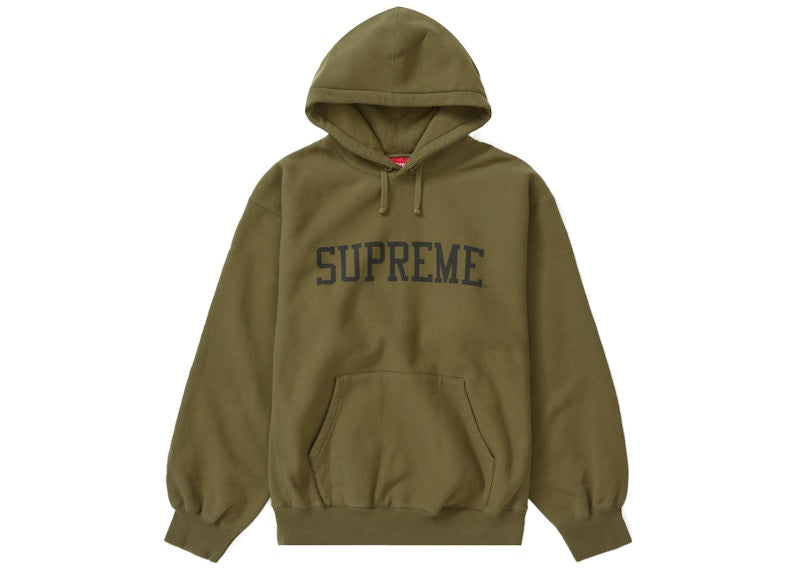 Supreme Varsity Hooded Sweatshirt Dark Olive