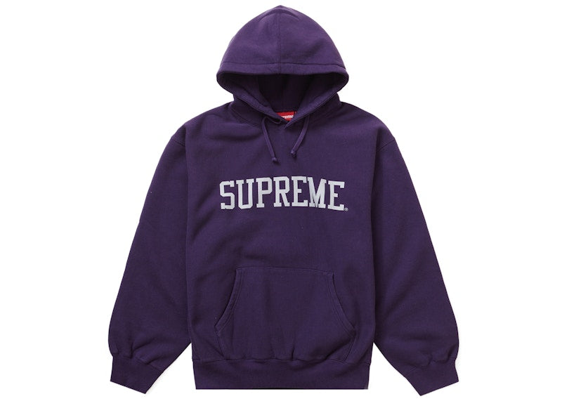 Supreme Varsity Hooded Sweatshirt Dark Purple