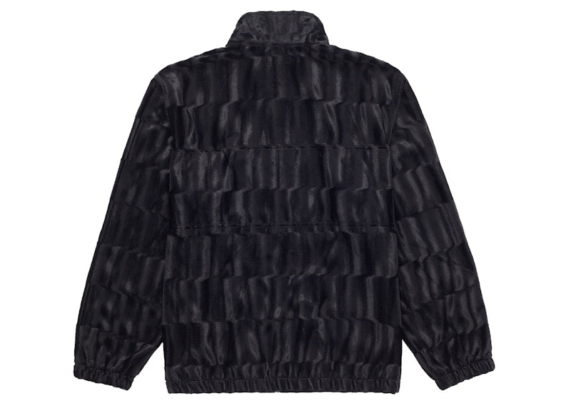 Supreme Velour Track Jacket Black