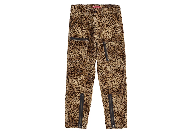 Supreme Velvet Flight Pant Leopard