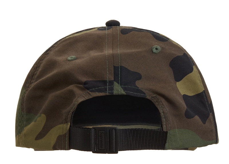 Supreme Visor Logo 6-Panel Woodland Camo