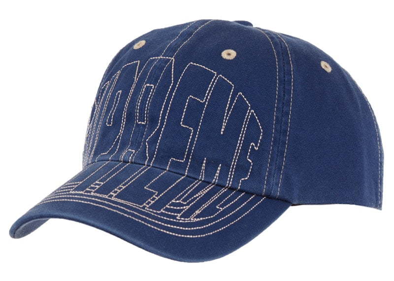 Supreme Visor Stitch 6-Panel Light Navy