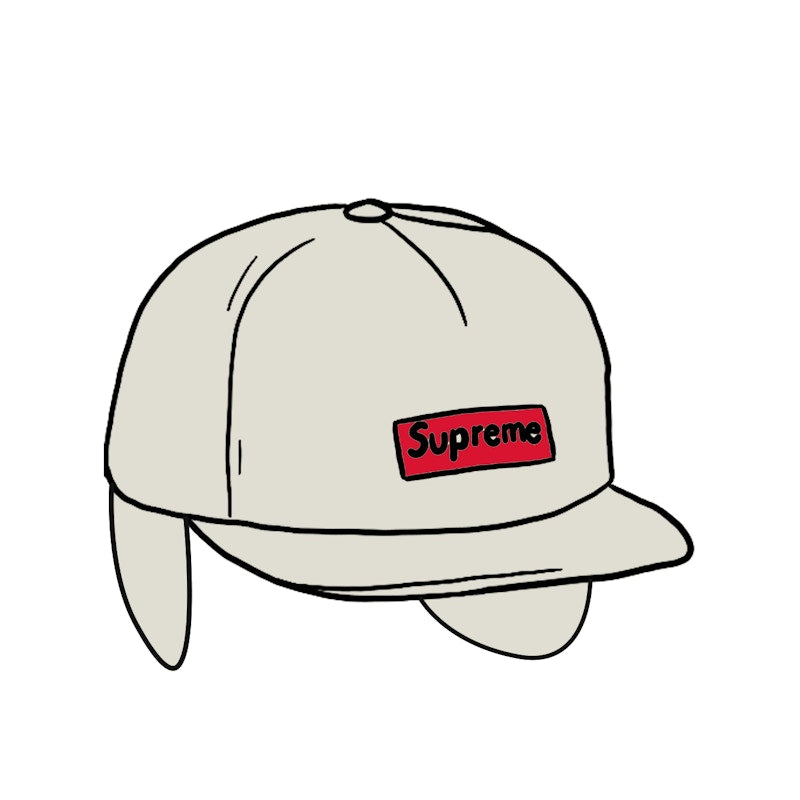 Supreme WINDSTOPPER Small Box Earflap 6-Panel White