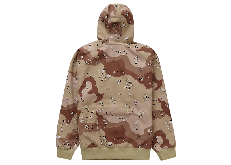Supreme WINDSTOPPER Zip Up Hooded Sweatshirt (FW22) Chocolate Chip Camo