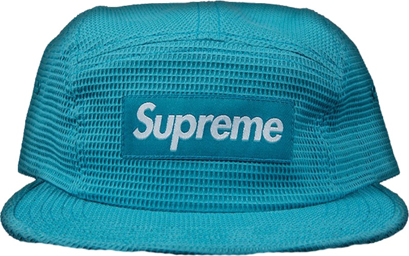 Supreme Waffle Camp Cap Light Teal