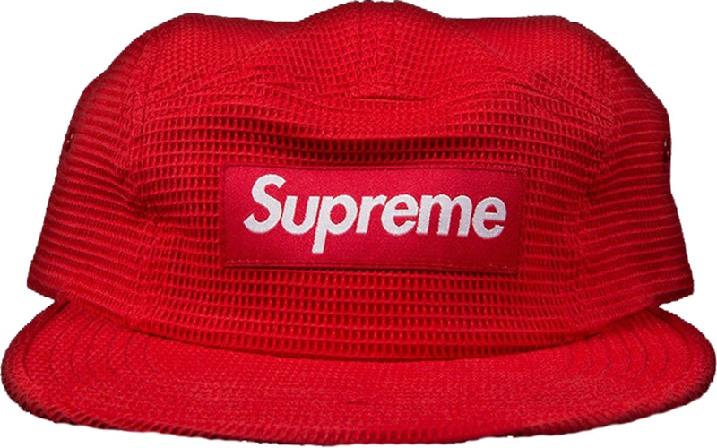 Supreme Waffle Camp Cap Red