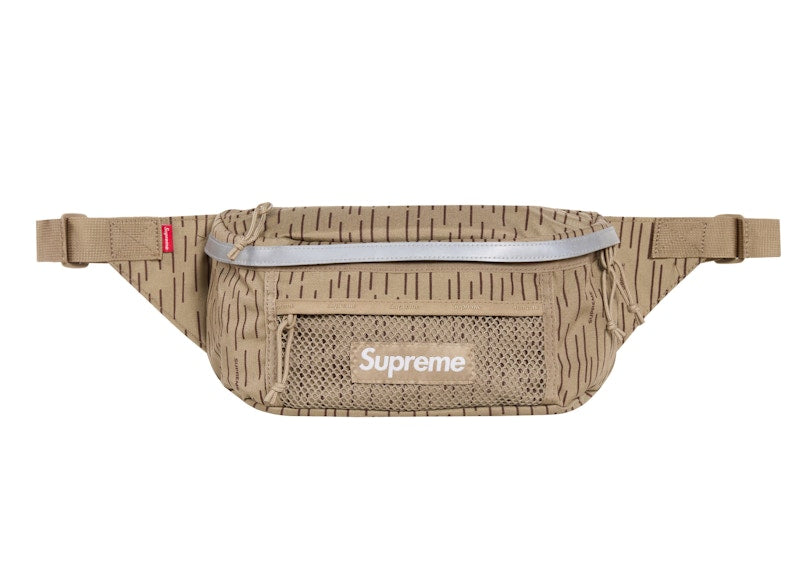 Supreme Waist Bag (FW24) Tan Raindrop