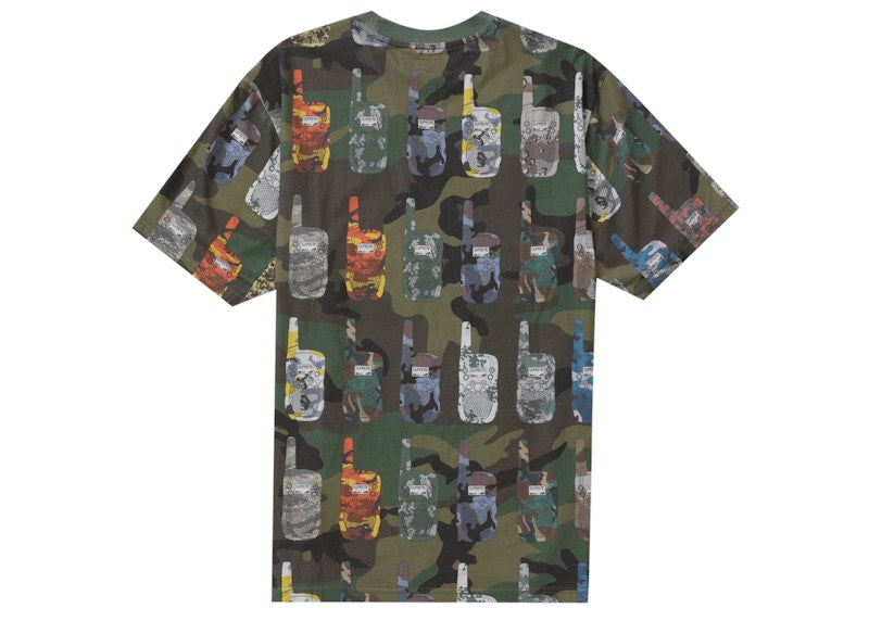 Supreme Walkie Talkie S/S Top Woodland Camo