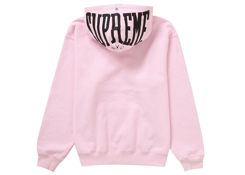 Supreme Warm Up Hooded Sweatshirt (SS24) Light Pink
