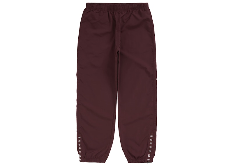 Supreme Warm Up Pant (FW21) Burgundy