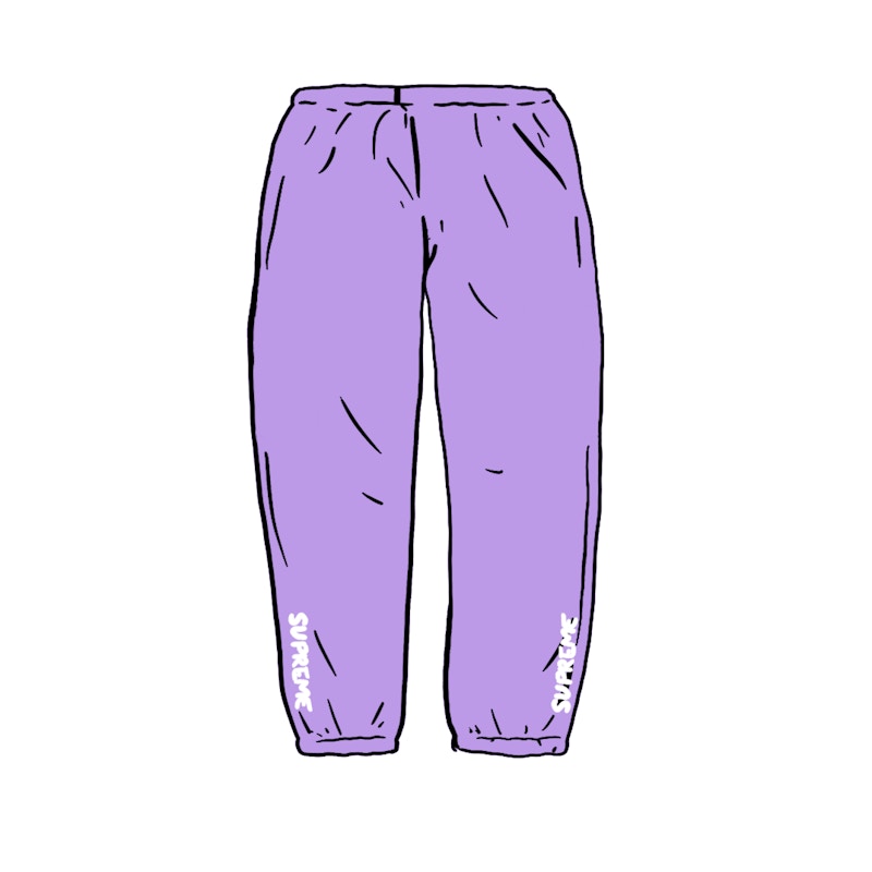 Supreme Warm Up Pant Pale Purple