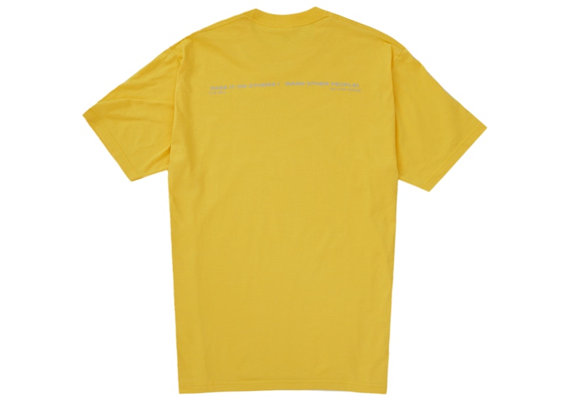 Supreme Warning Tee Yellow